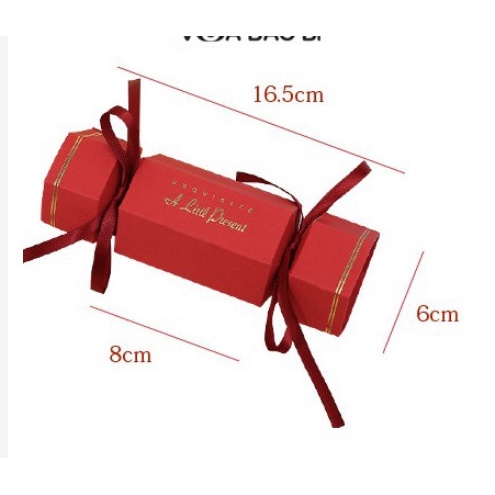 Hộp giấy hình kẹo, hộp đựng bánh kẹo socola quà tặng trang trí tiệc, giỏ quà tết