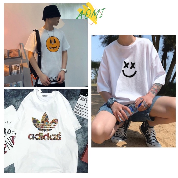 [nhiều mẫu lựa] ÁO THUN NAM NỮ UNISEX HOT TREND 2 CÓ SIZE TRẺ EM CHO CẢ GIA ĐÌNH AOMIVN V1812