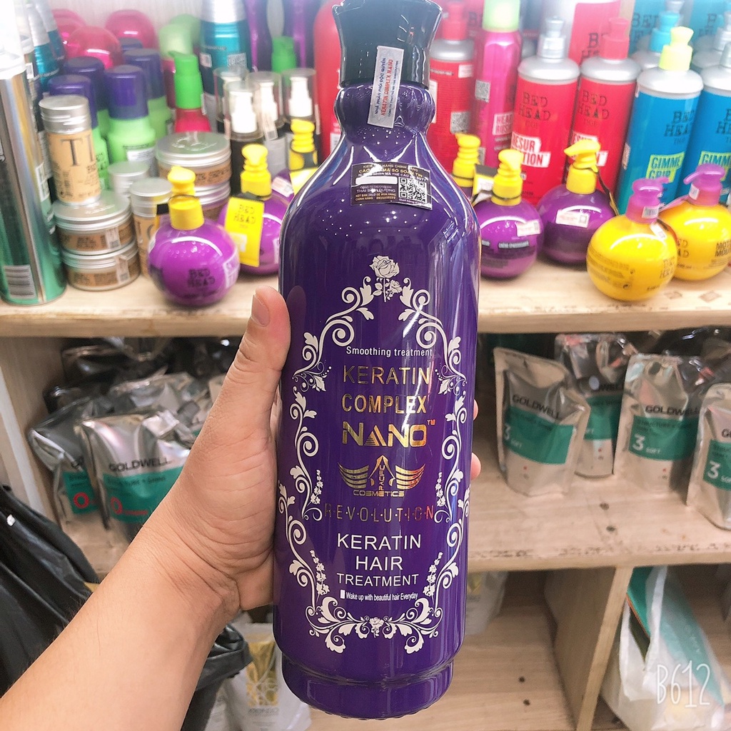 Keratin Complex NANO phục hồi tóc nát, hư tổn, làm thẳng tóc 1000ml