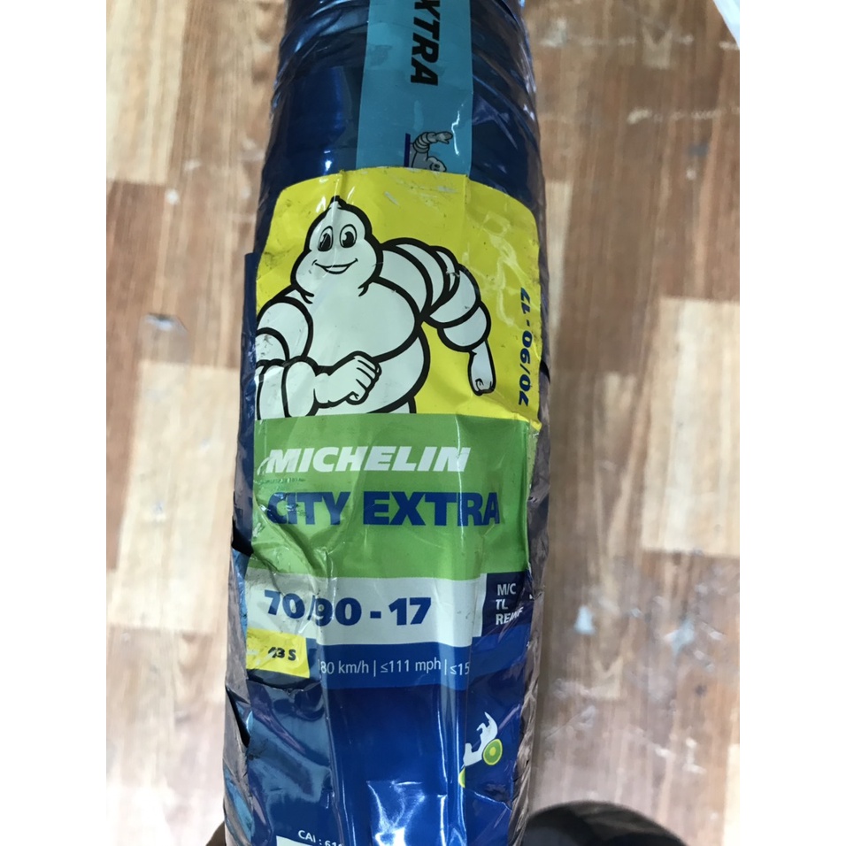 VỎ LỐP MICHELIN CITY EXTRA KHÔNG RUỘT-SĂM CHÍNH HÃNG 70/90-17 VÀ 80/90-17 LÊN TẤT CẢ DÒNG BÁNH 1.4*17 VÀ 1.6*17-1.85*17