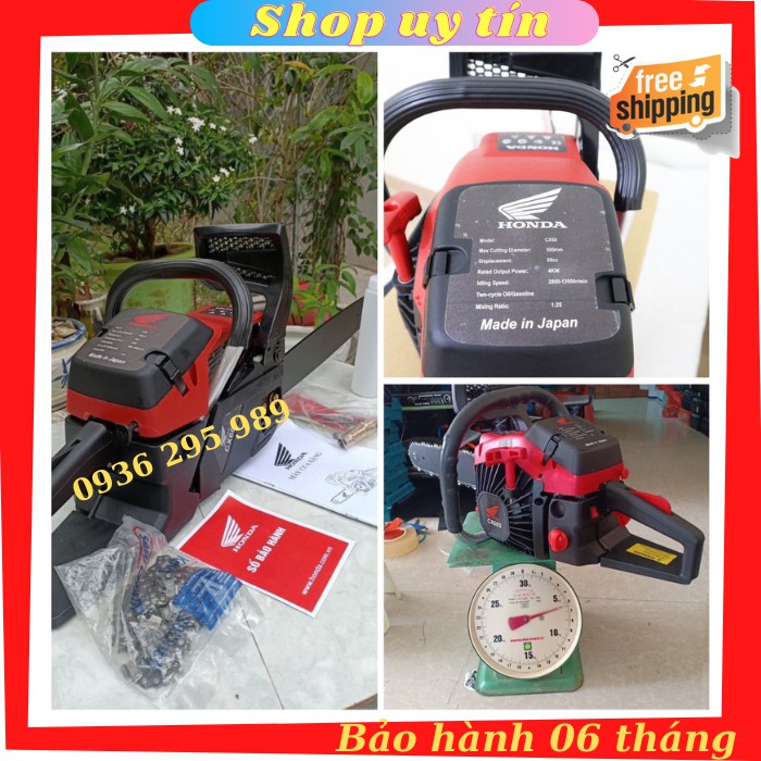 Máy cưa xích chạy xăng HD CX68 68cc cưa gỗ ưu việt Nhật Việt official
