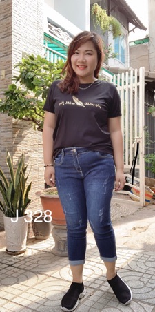 Quân jean nữ Bigsize