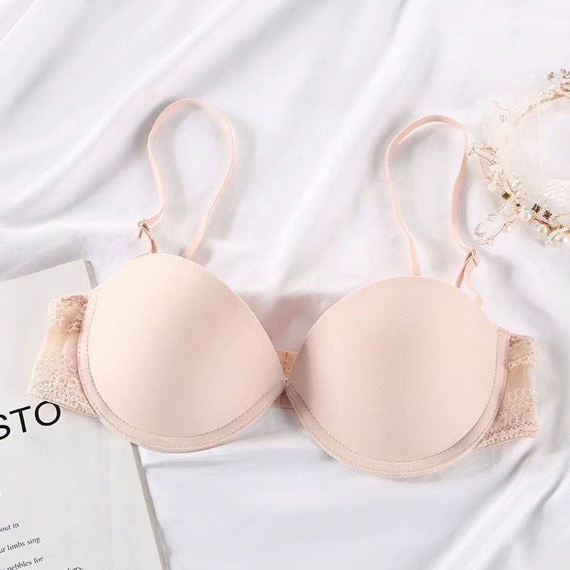 Áo lót su cup ngực cao cấp hàng đẹp có gọng không dây đệm vừa nâng ngực phối ren gợi cảm cho nữ 2211