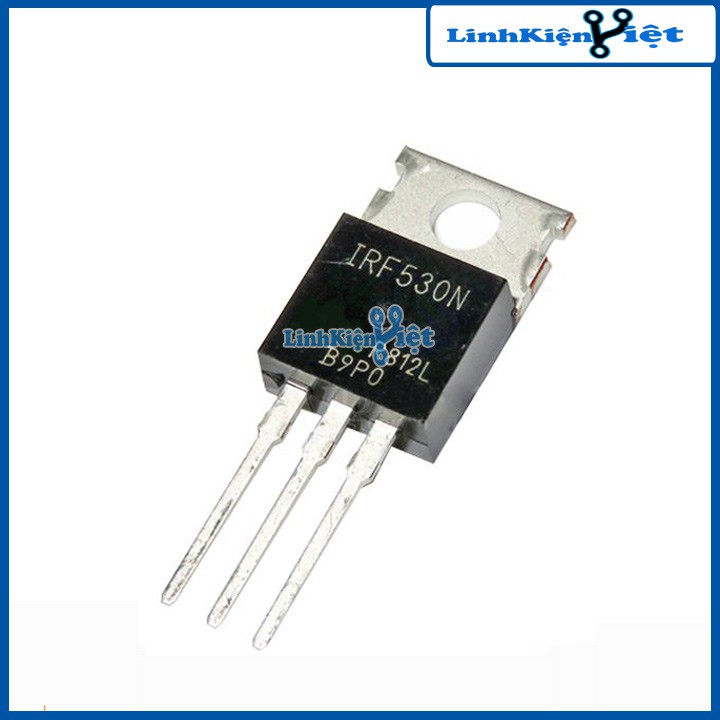 Linh kiện bán dẫn Mosfet IRF530N TO-220 chịu dòng 17A điện áp 100V N-C