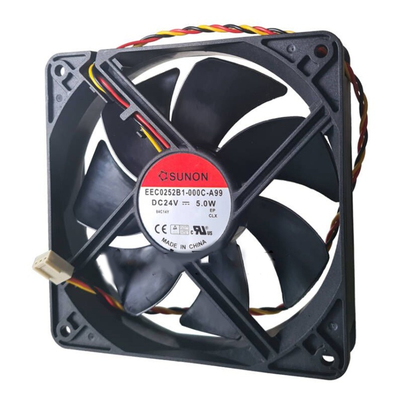 Quạt Tản Nhiệt Tốc Độ Cao 120x120x25mm 24V 0 207A