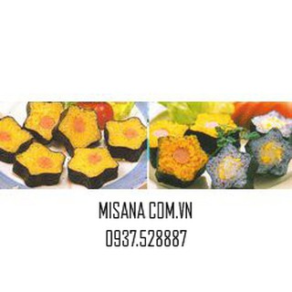Khuôn làm sushi hình ngôi sao, dụng cụ cuộn cơm, rong biển cao cấp, an toàn, bền đep