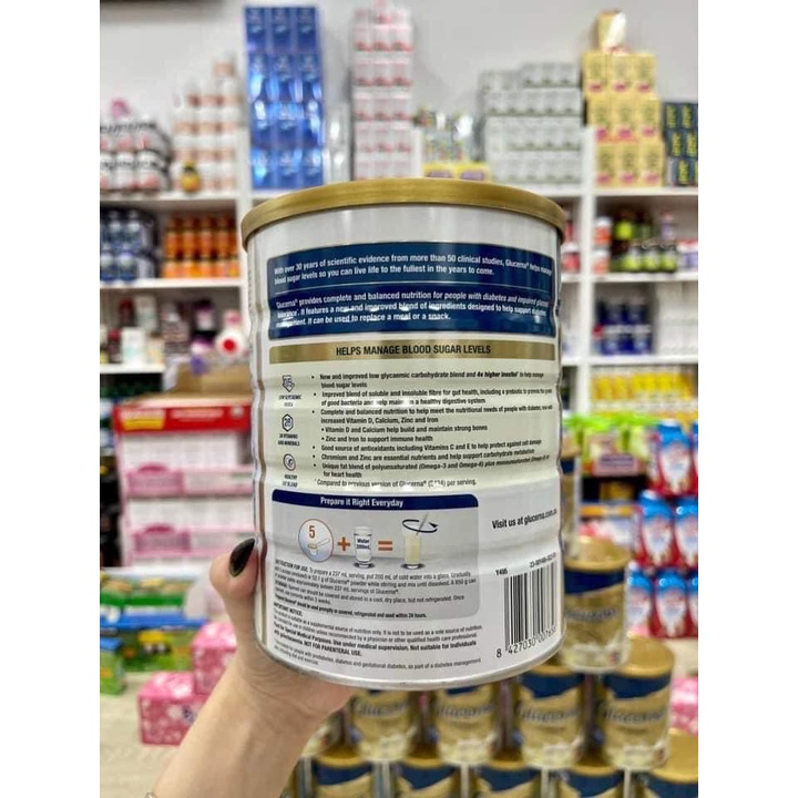 [Hỏa Tốc HCM] Sữa Tiểu Đường Glucerna Hàng Úc 850gr