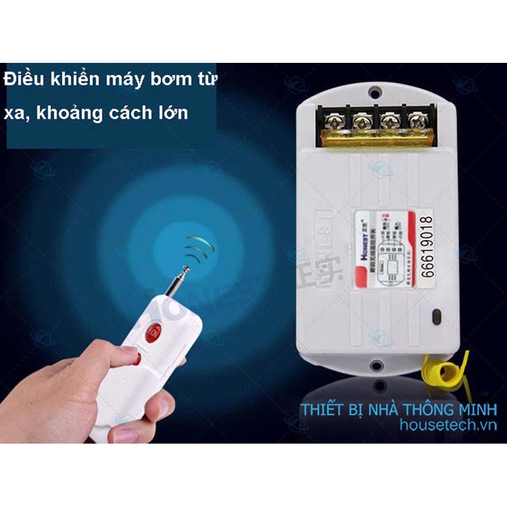 Công Tắc Điều Khiển Từ Xa Honest 6220ZR 30A/220V khoảng cách 100-1Km (Nút đỏ)