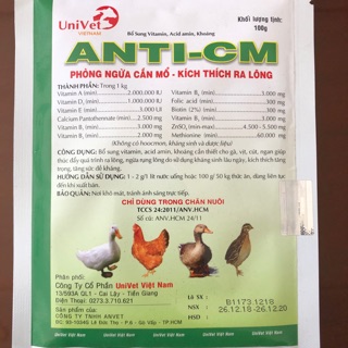 Chống cắn mổ - kích thích ra lông