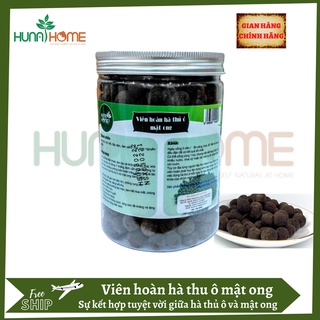 Viên hoàn hà thủ ô mật ong Huna's Home - hà thủ ô giúp cải thiện tóc bạc sớm, giảm rụng tóc,lão hóa