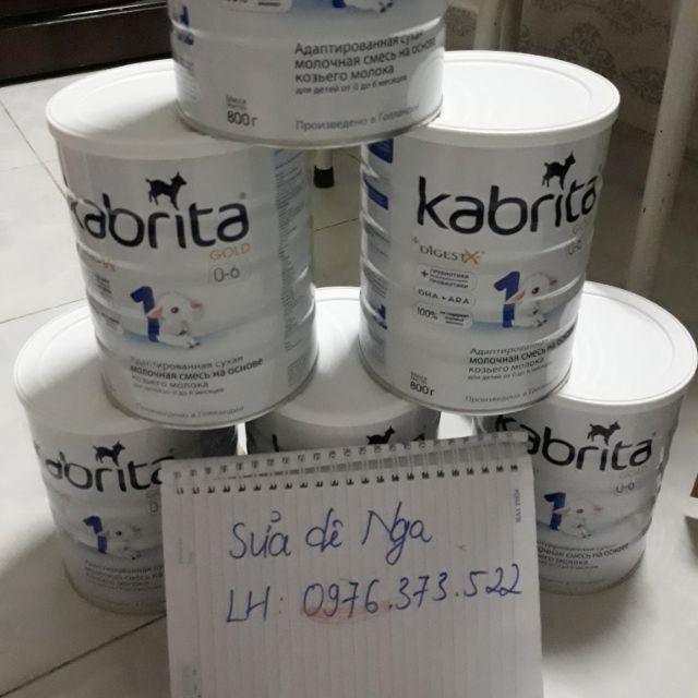 Sữa dê kabrita nga số 1 800g