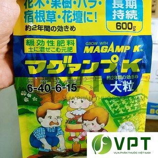 Phân tan chậm Nhật Bản HYPONeX MAGAMP K 6-40-6-15 Gói 600g