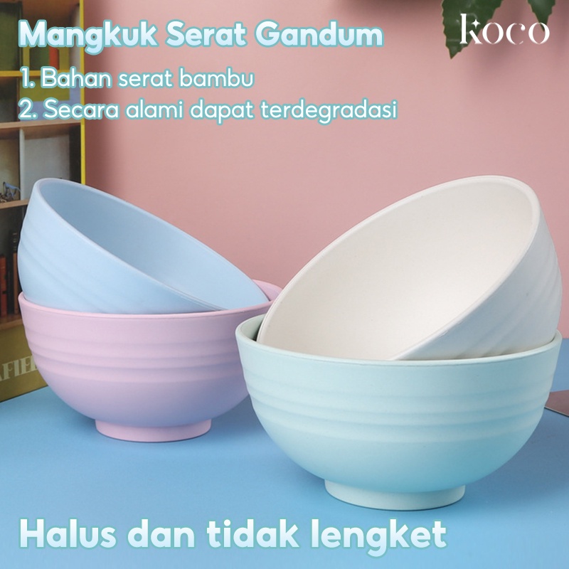 Bát Ăn Cơm / Lò Vi Sóng 15cm Bằng Nhựa Lúa Mạch Thân Thiện Với Môi Trường Phong Cách Nhật Bản