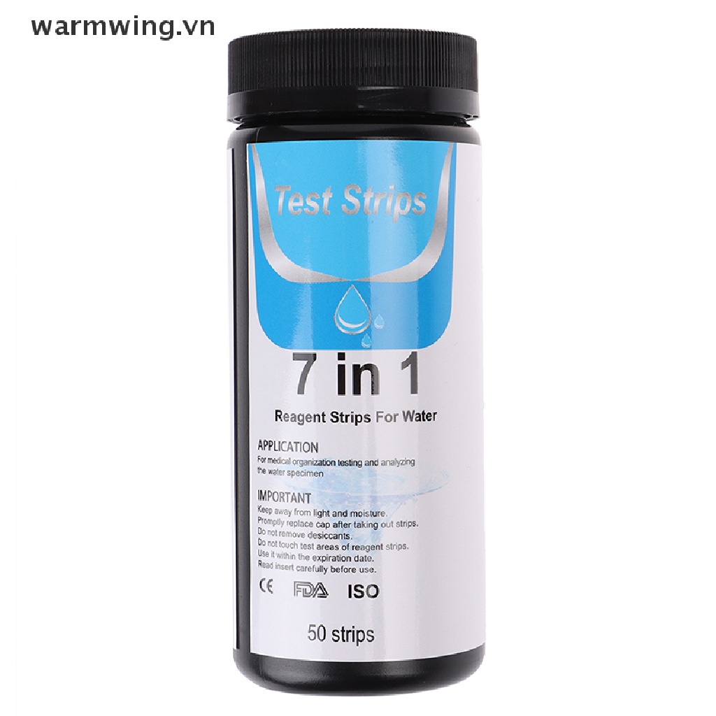 Bộ 50 Miếng Dán 7 Trong 1 Kiểm Tra Độ PH Cho Bể Cá