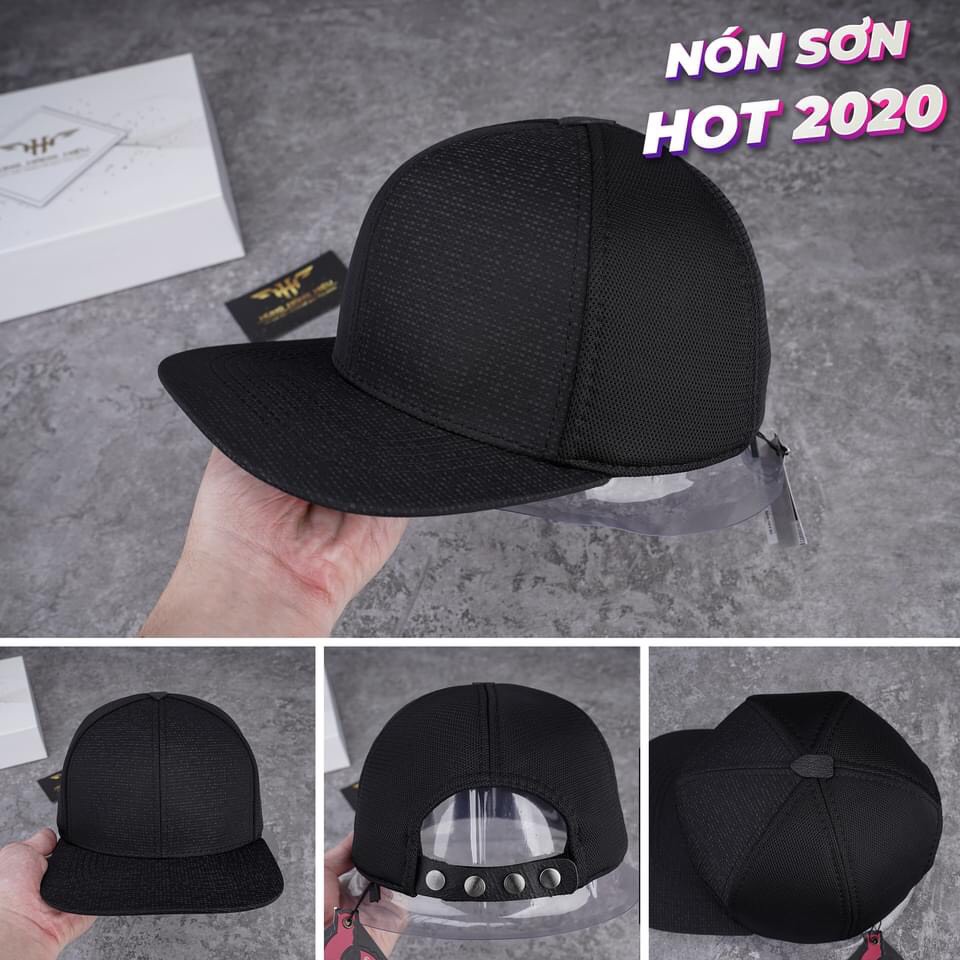Nón snapback Nón Sơn chính hãng MC210 chất liệu thô phối lưới cao cấp - Hùng Nón Hiệu