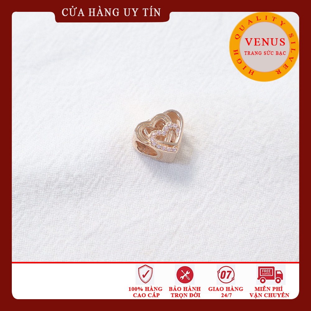 Charm bạc 925- Tim nhẫn cầu hôn- Msp260