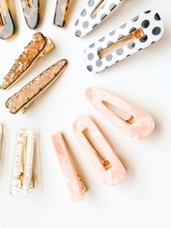 Kẹp tóc xinh nhiều màu (multi color hair clips)