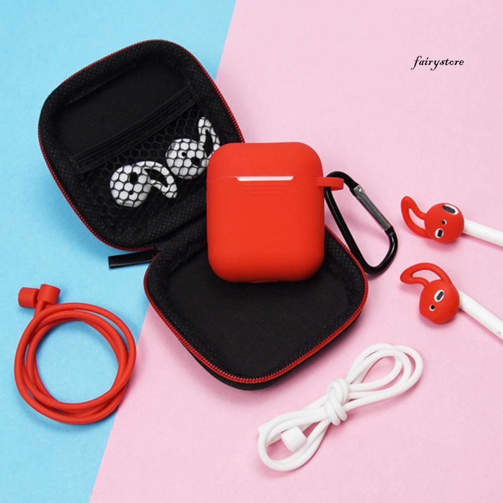 Fs Set 7 Túi Đựng Tai Nghe Bluetooth Bằng Silicon Tiện Dụng