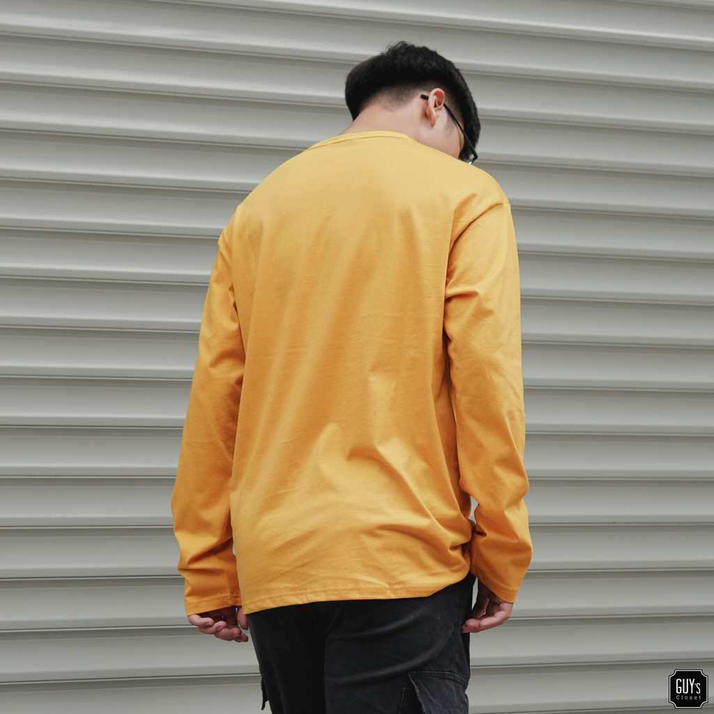 Áo thun unisex dài tay Urban Long Tee GUY's Closet, Cổ tròn, Nhiều màu trẻ trung | BigBuy360 - bigbuy360.vn