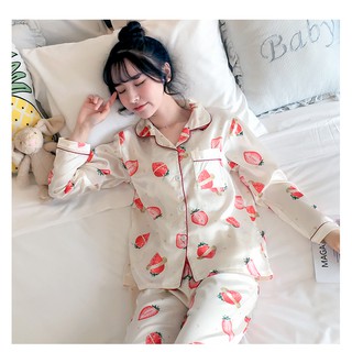 BỘ ĐỒ MẶC NHÀ LỤA THỜI TRANG HÀN QUỐC