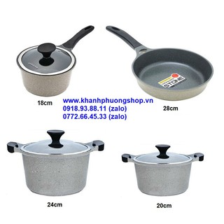 bộ nồi stone lock&lock - bộ nồi stone lock&lock