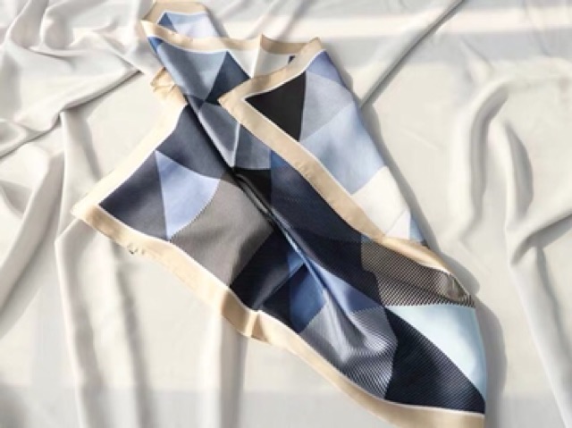 Khăn lụa vuông 70x70 turban quàng cổ,áo khăn yếm bandana thời trang đội đầu - Maben