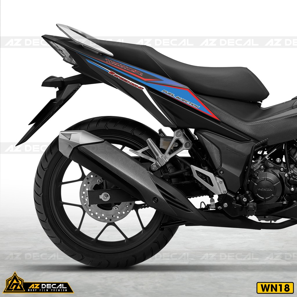 Tem Xe Winner 150 Mẫu GTR | WN18 | Chất Liệu Decal PVC Chống Nước, Chống Bay Màu, Dễ Dán
