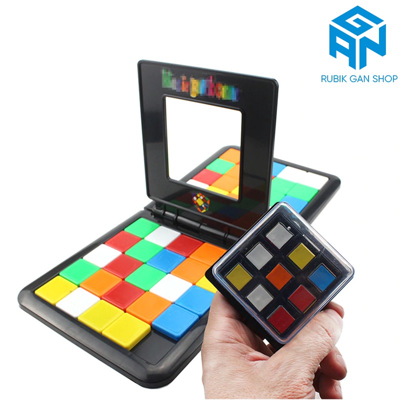 Đồ Chơi Trí Tuệ Rubik's Race - Magic Block Game Board Game Đối Kháng 2 Người Cực Hấp Dẫn, Luyện Phản Xạ Rubik Race