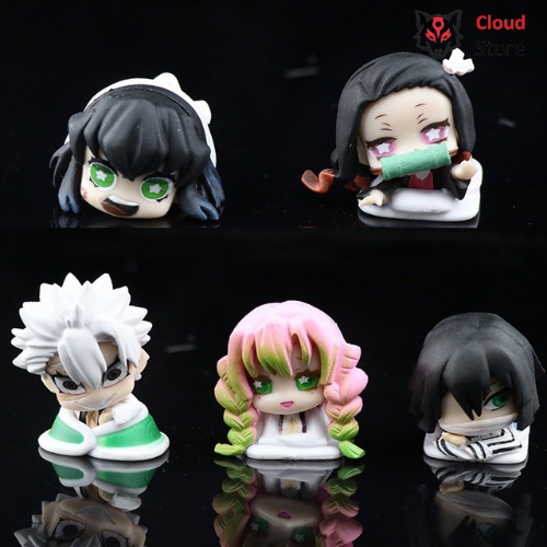 Mô hình anime thanh gươm diệt quỷ, đồ chơi mo hinh, figure anime Kimetsu no yaiba chibi tanjiro,zenitsu, nezuko, rengoku