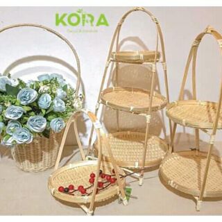 Kệ mẹt tầng đựng đồ ăn vặt