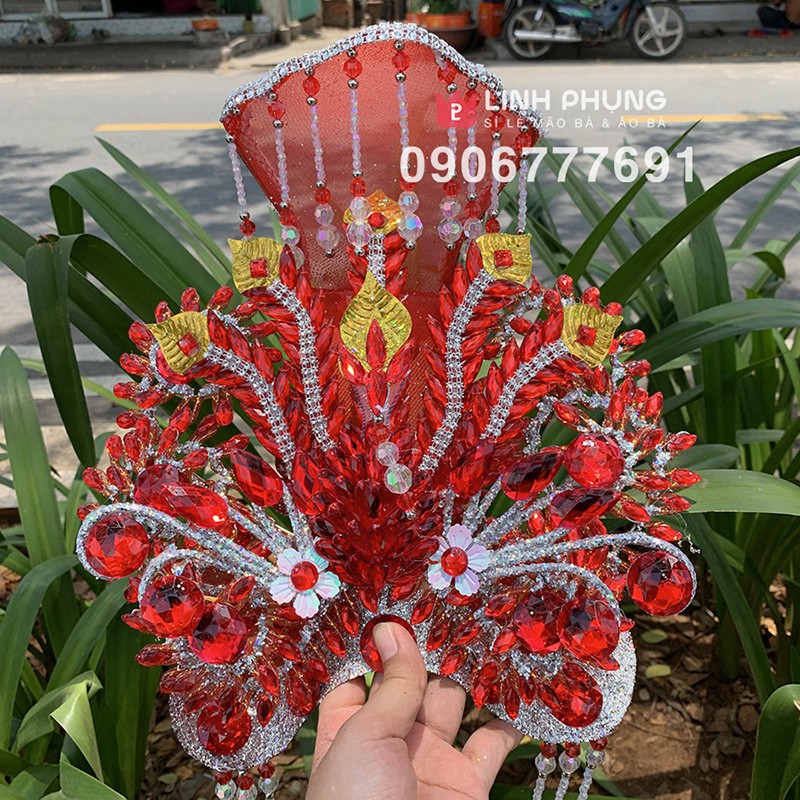 Mão 5 Bà Ngũ Hành - Mẫu Hột Đá Toàn Màu - Size tượng: 40cm  BTM