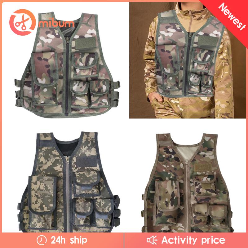 Áo Vest Chiến Đấu Thoáng Khí Có Thể Điều Chỉnh Dành Cho Trẻ Em Chơi Ngoài Trời