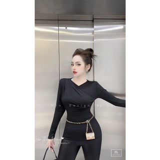 Quần da legging dễ mặc phối đồ ôm co giãn