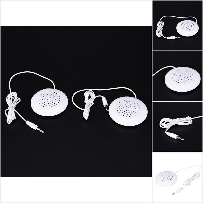 【COD•tope】1pcs 3.5mm Pillow Speaker For MP3 MP4 Music Player CD Radio Portable