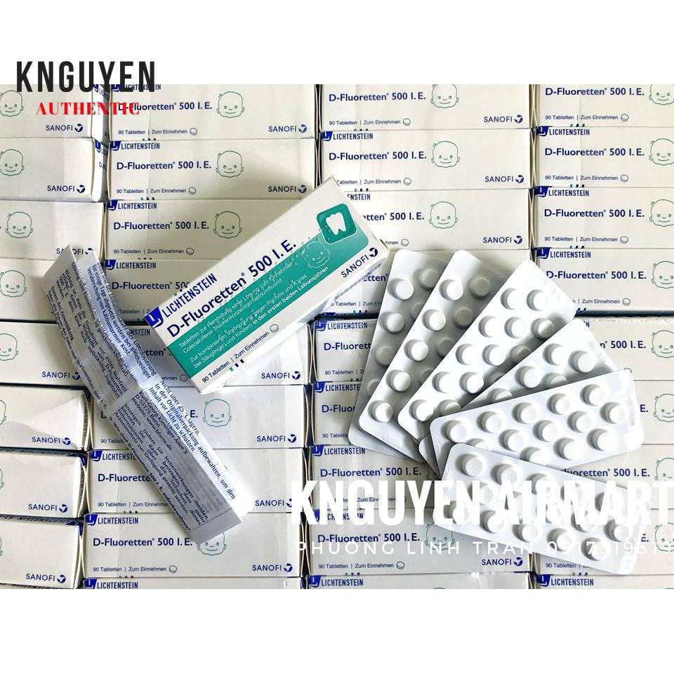 Vitamin D - Fluoretten 500 IE