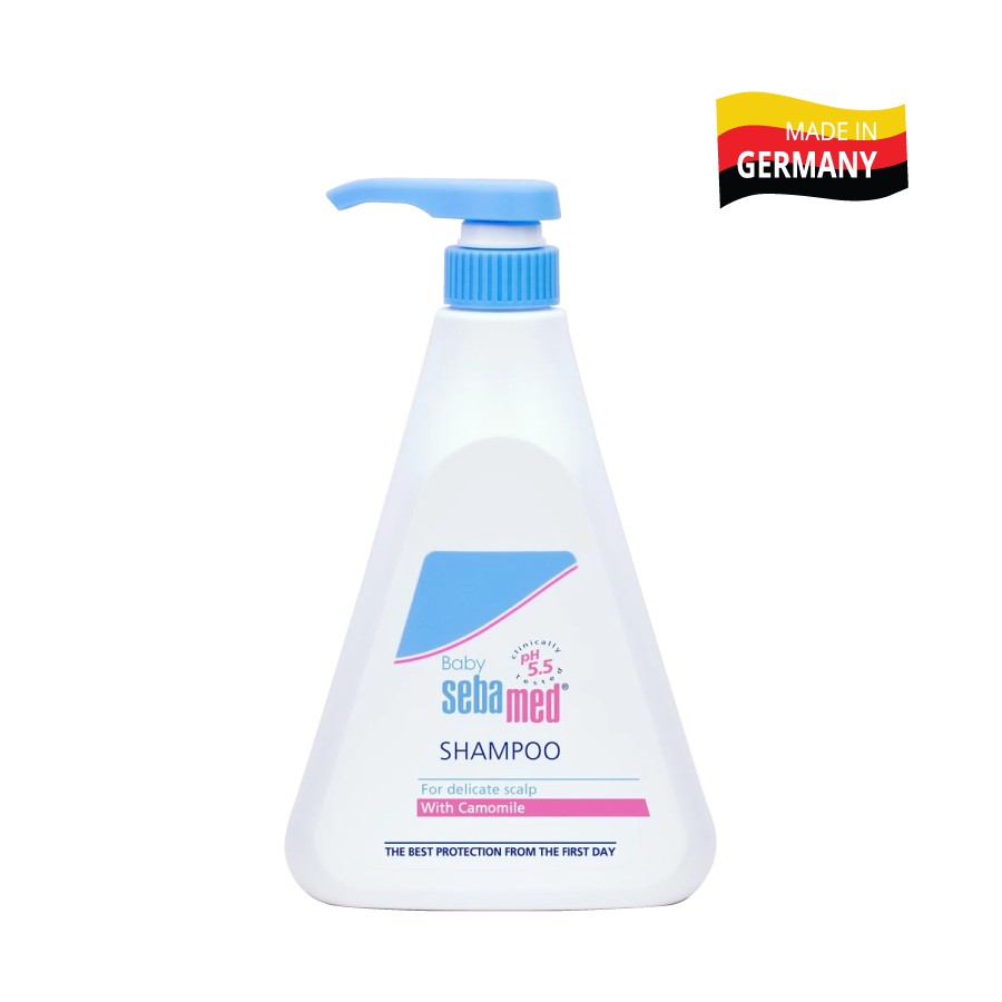 Dầu gội dịu nhẹ không cay mắt bé Sebamed Baby Children's Shampoo pH5.5 (500ml)