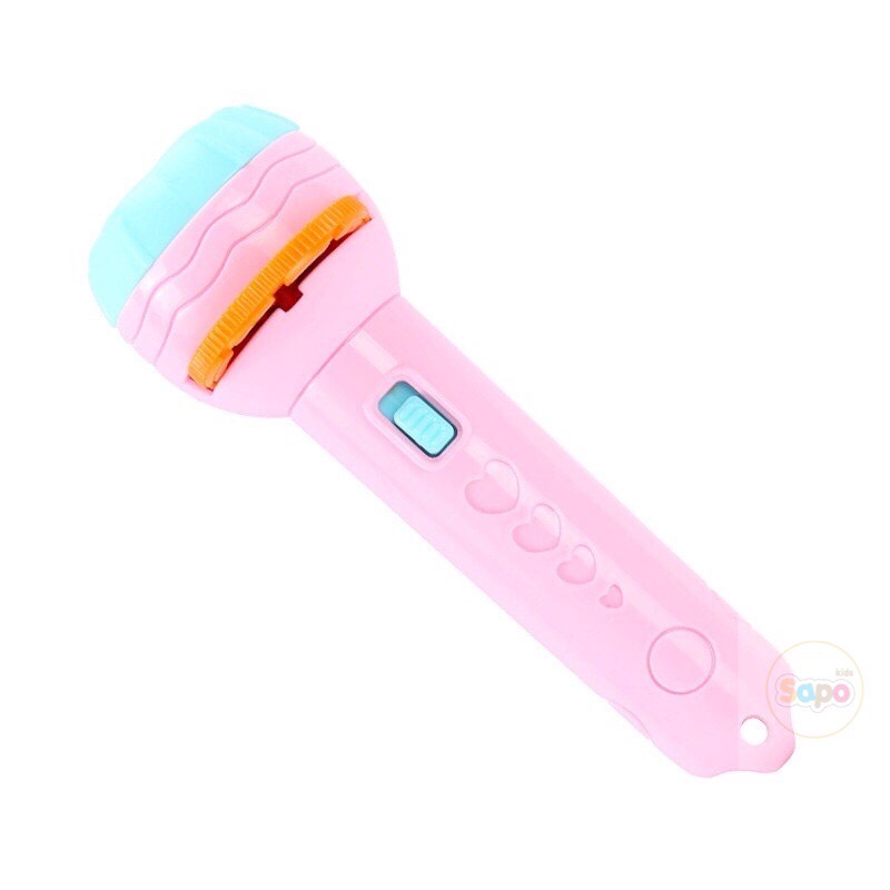 Đèn pin chiếu hình cho bé,đèn chiếu hình thông minh 80 hình cho bé sapo kids