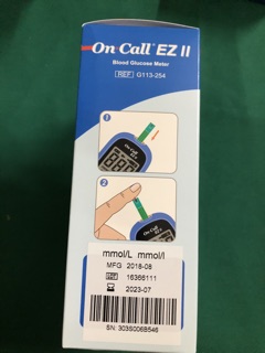 Máy thử tiểu đường On Call EZ II (Tặng hộp que thử)