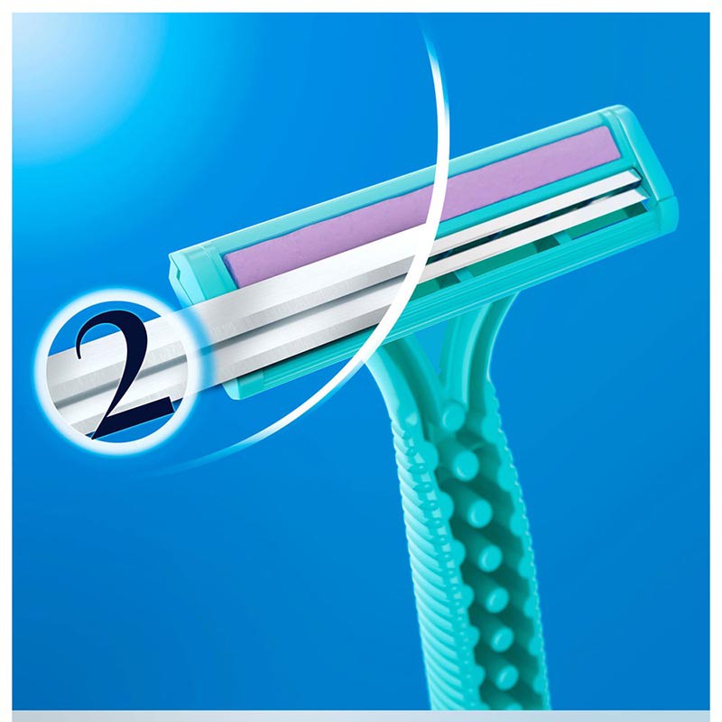 Dao Cạo Nữ Gillette Venus Simply 2 Basic 2 Lưỡi (Vỉ 4 Cây)