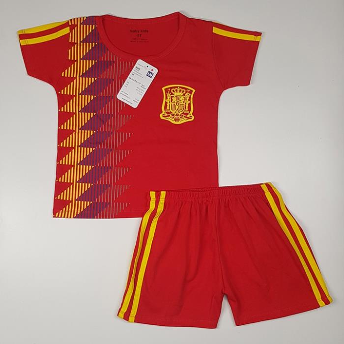 [LOẠI TỐT - CÓ VIDEO THỰC TẾ] Quần áo trẻ em, Hàng xuất khẩu - Bộ bóng đá cho bé trai và bé gái 2901  ྇