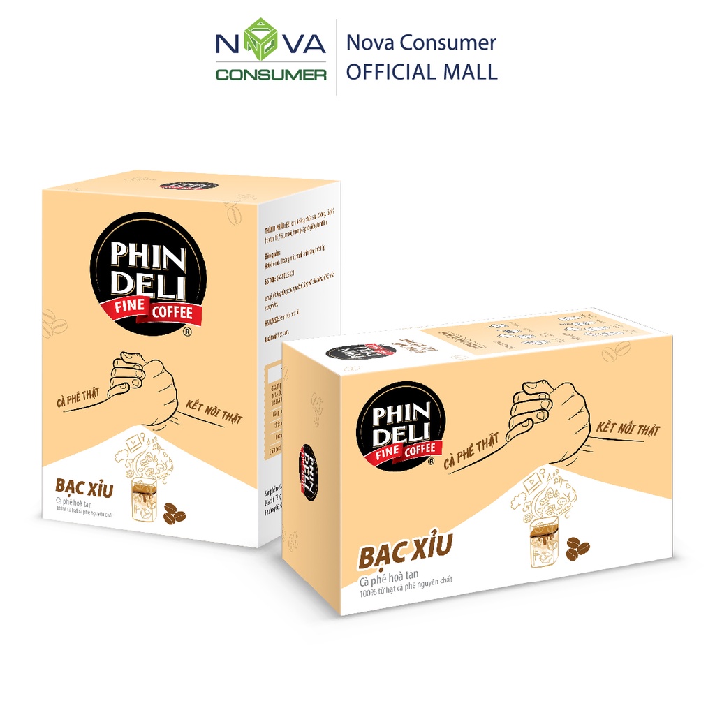 Cà Phê Hòa Tan PhinDeli Bạc Xỉu (17g x 18 gói) | BigBuy360 - bigbuy360.vn