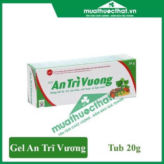 Gel An Trĩ Vương - làm giảm búi trĩ, giảm tình trạng đâu rát, cầm máu hiệu quả 20g