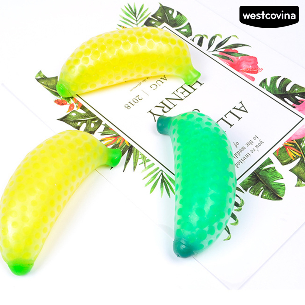 Đồ Chơi Xốp Squishy Giảm Stress Hình Quả Chuối Dễ Thương Cho Bé