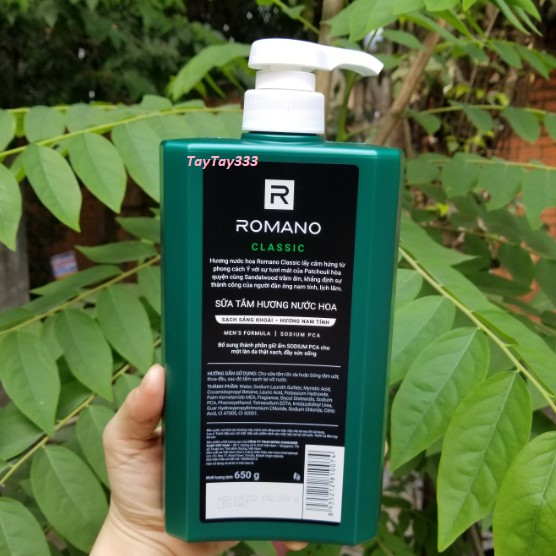 [DATE MỚI] Sữa Tắm Romano Classic 650g | BigBuy360 - bigbuy360.vn