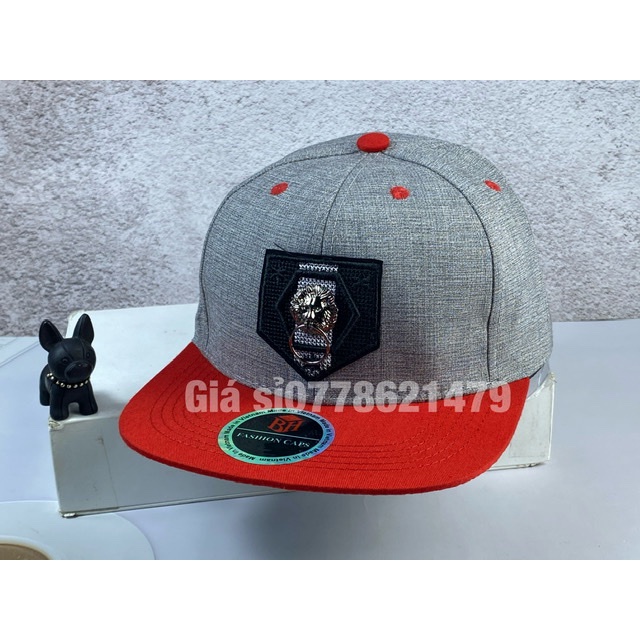 Mũ lưỡi trai hiphop Nón snapback thể thao sắt cực ngầu thời trang