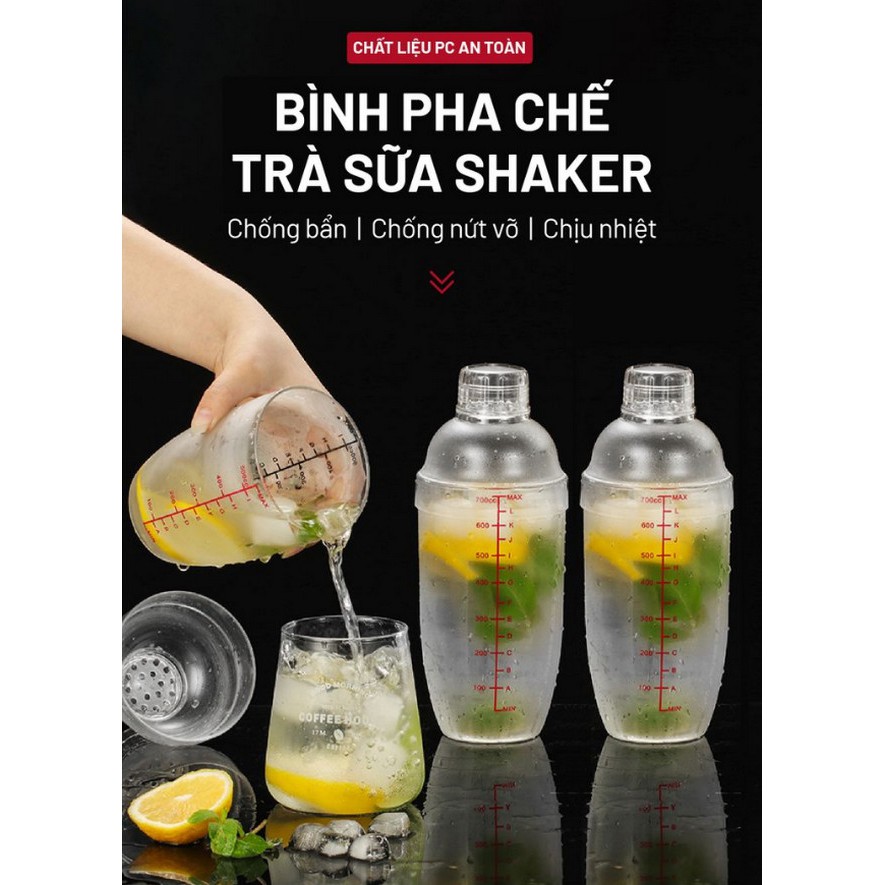 BÌNH PHA SỮA PHA TRÀ ĐINH LƯỢNG TIỆN LỢI SHAKER🤗🤗