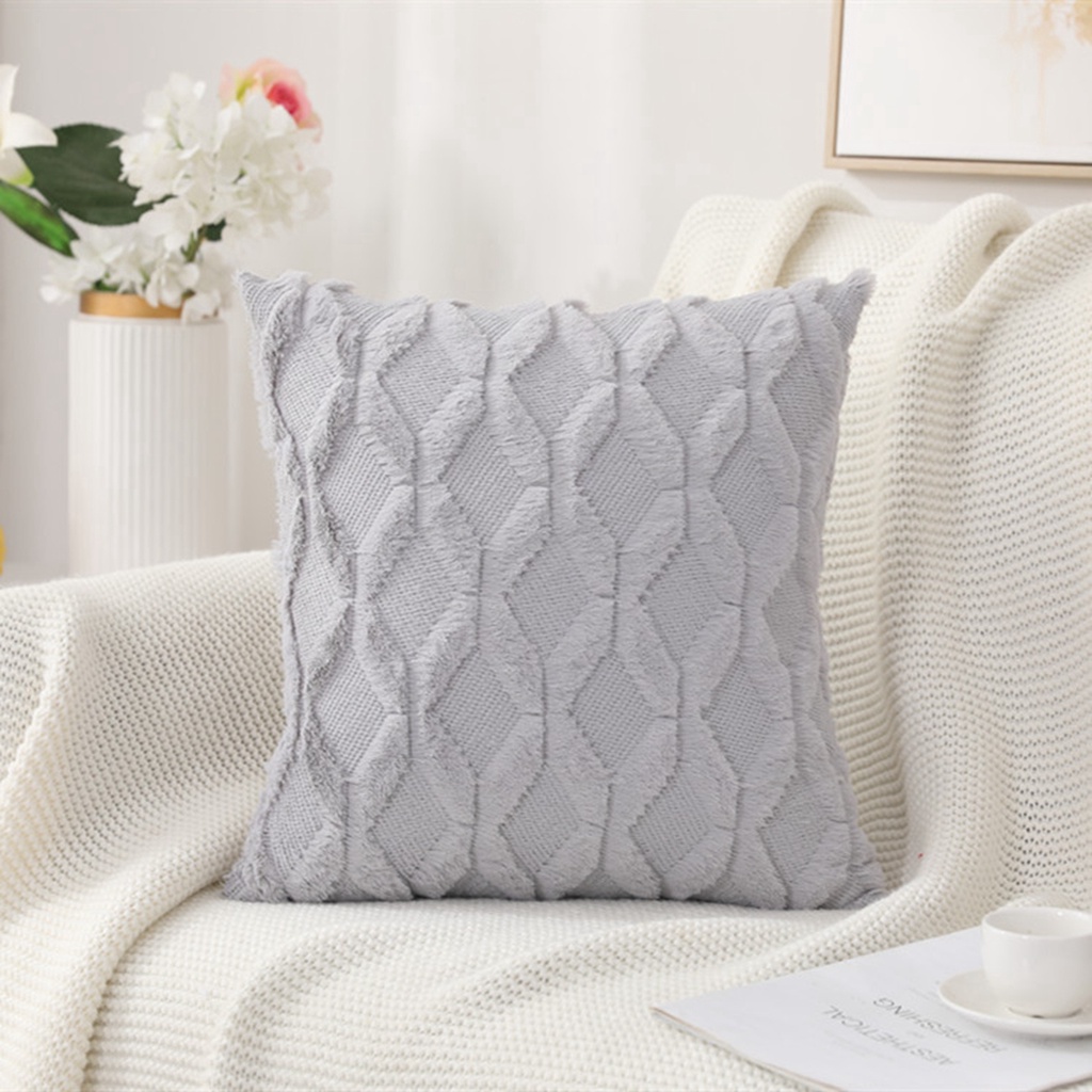 Vỏ gối sofa vải nhung mềm mịn trang trí nhà cửa