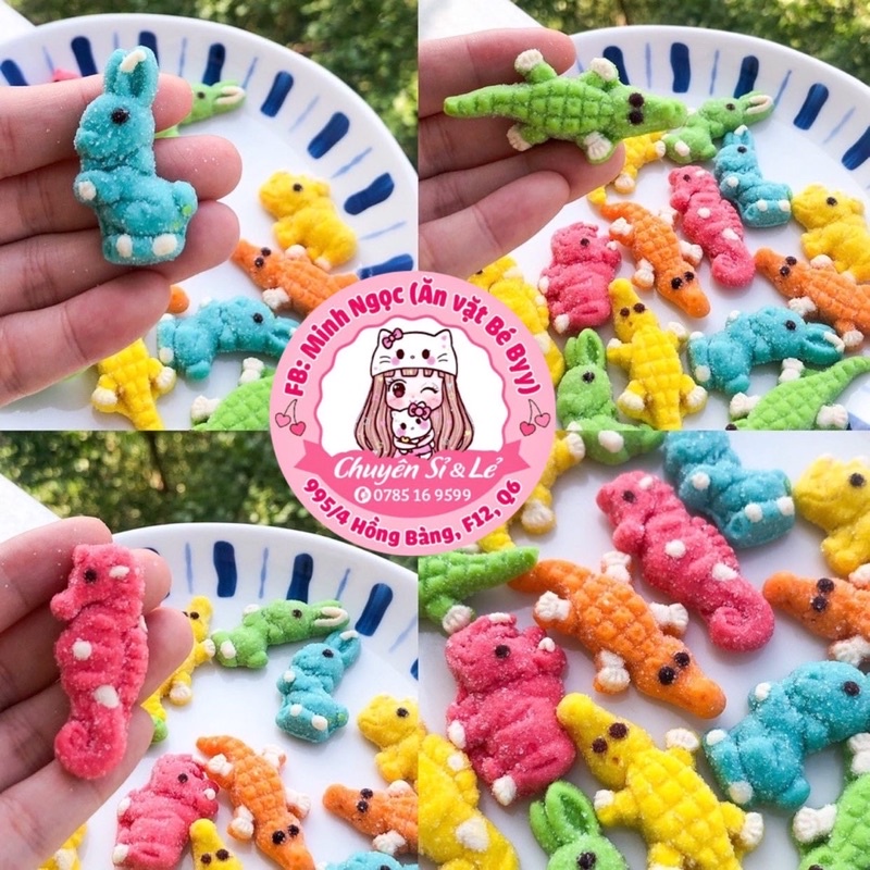 Kẹo Dẻo Cá Sấu Lon Pet 300-500G