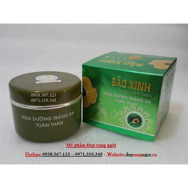 Kem dưỡng trắng da toàn thân Bảo Xinh 80g[Xả Hàng]