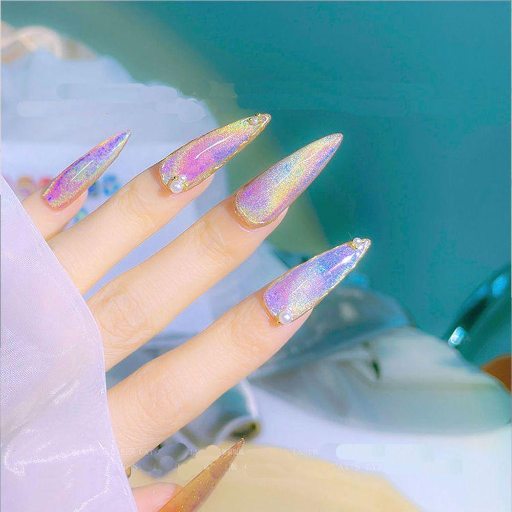 OCEANMAP Sơn Móng Tay Màu Mắt Mèo Bán Vĩnh Viễn Lấp Lánh Phổ Biến